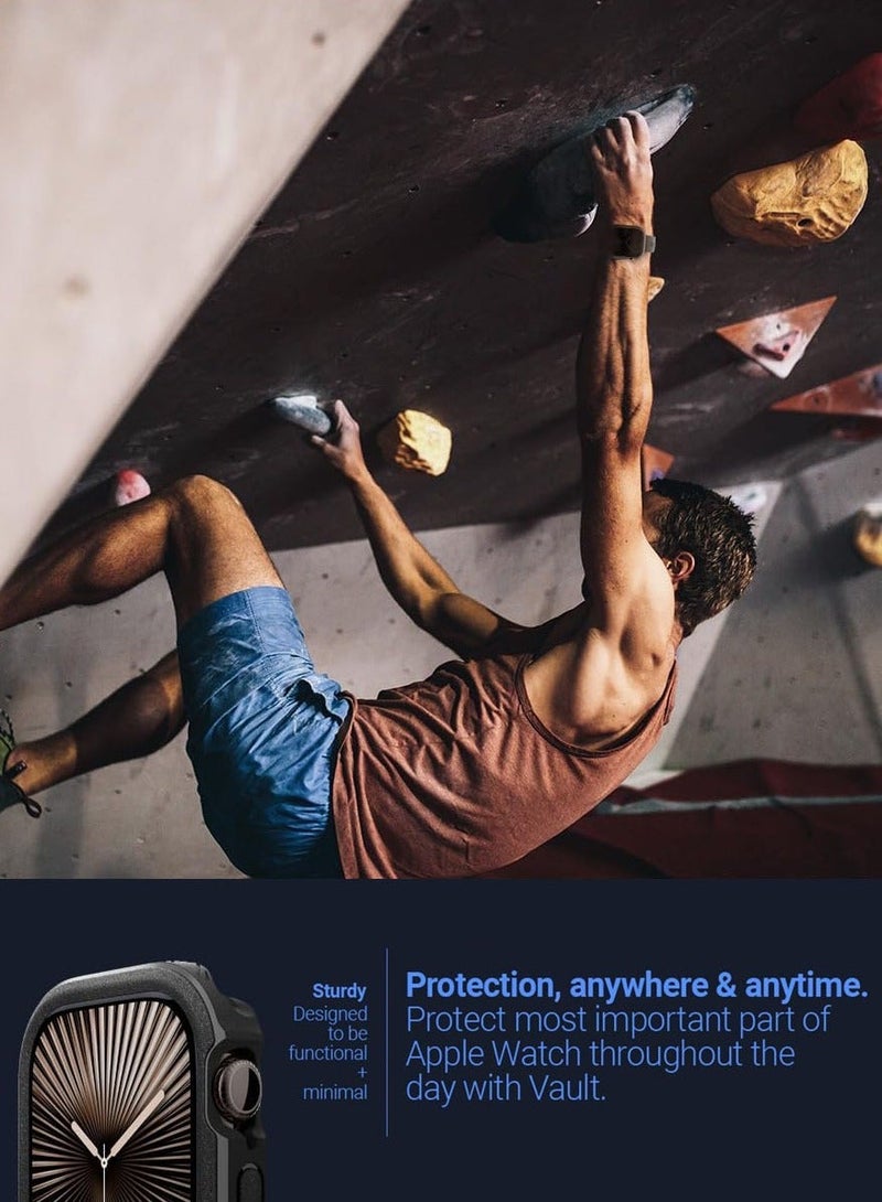 Caseology حافظة فولت لساعات أبل سيريس 10 (46مم) - أسود غير لامع (2024) - Image 5